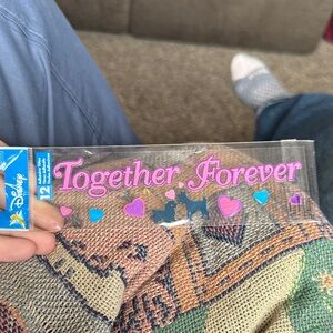 Disney Pink and Blue 'Together Forever' Sticker Set